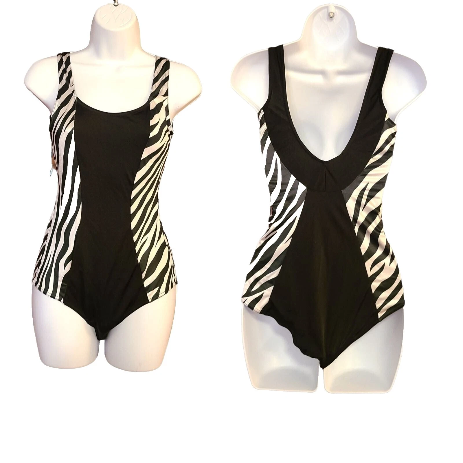 Trajes de baño vintage 1990s Negro para Mujeres