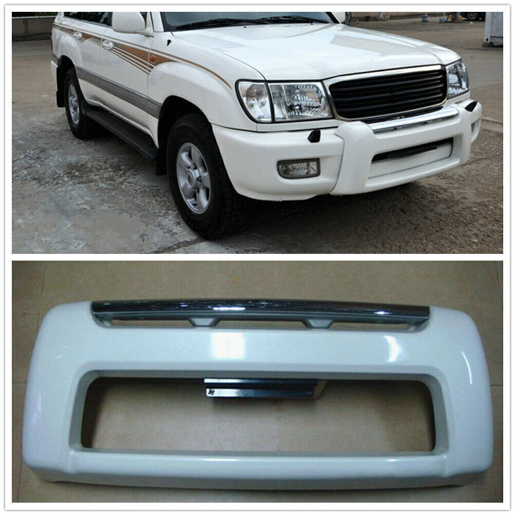 Front Bumper Guard Bar wHITE for Land Cruiser LC100 Lexus LX470