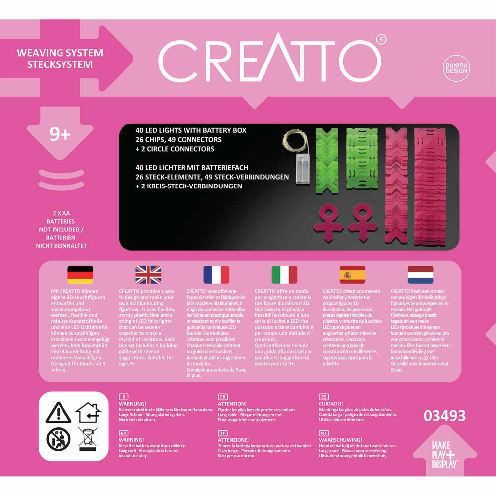 Thumbnail - Kosmos Creatto Herz Bastelset 3d-puzzle Nachtlicht Leuchtfigur