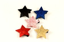 Haarspange Haarklammer Stern Glitzer Kinder M&auml;dchen Haarschmuck K301