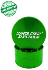 LARGE 2.75" SANTA CRUZ SHREDDER Aluminum 4 PIECE Grinder Mill Crusher GREEN