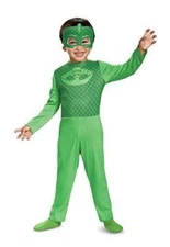 ** BRAND NEW PJ MASKS GEKKO TODDLER COSTUME 3-4T **