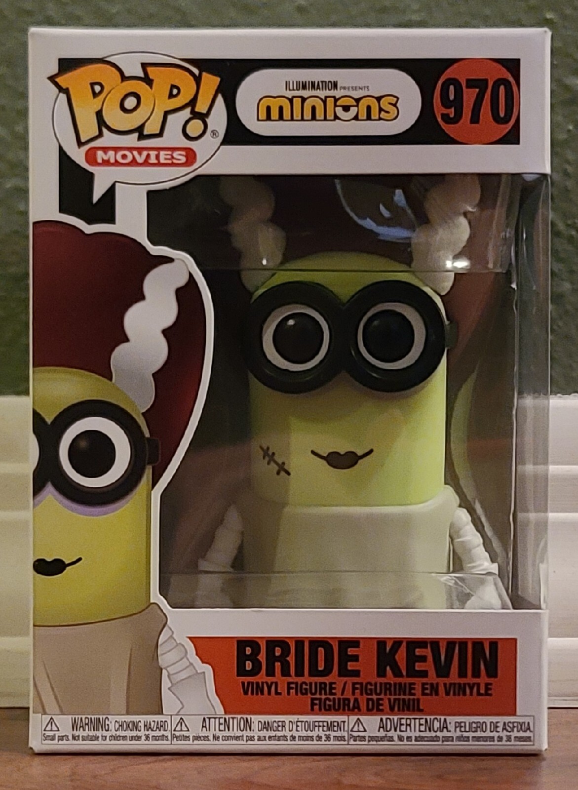 Figura De Vinilo Funko Pop Bride Kevin #970 Franquicia Despicable Me: Minions