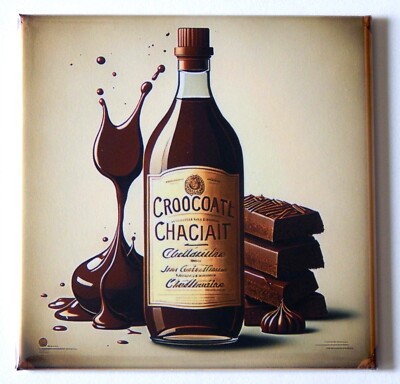 Chocolate Syrup Sign FRIDGE MAGNET
