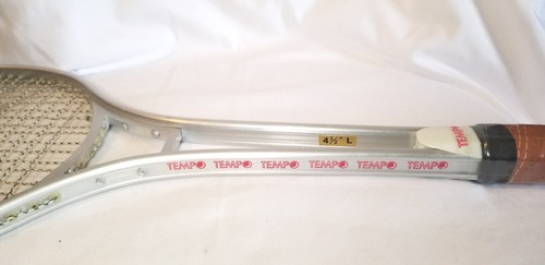 Vintage Retro Aluminum Tempo Tennis Racquet 4 1/2 L New Old Stock - Picture 9 of 17