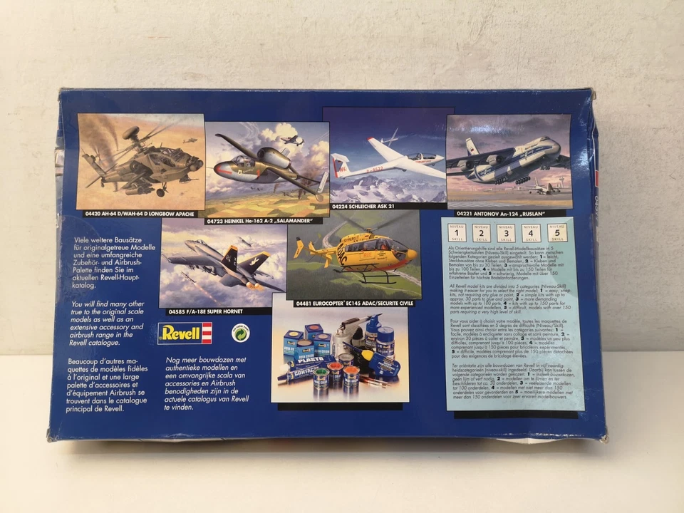 Heinkel He 111 H-6 Revell 04377 Scala 1/72 Scatola Chiusa-Y2-U31 - Immagine 2 di 4