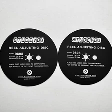 2x Trident NAB Adapter 98mm*0.8mm Spacer For Reel to Reel Tape Recorders