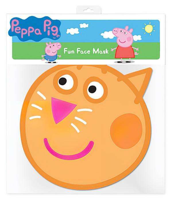 Candy Cat Officially Licensed Single Card Party Fun Face Mask from Peppa Pig