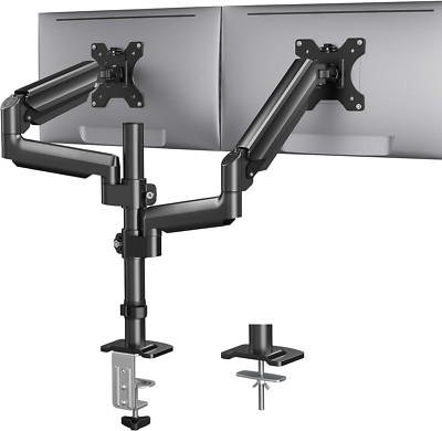 Dual Monitor Mount up to 32 Inches Screens, Taller Monitor Stand Hold 19.8Lbs, D