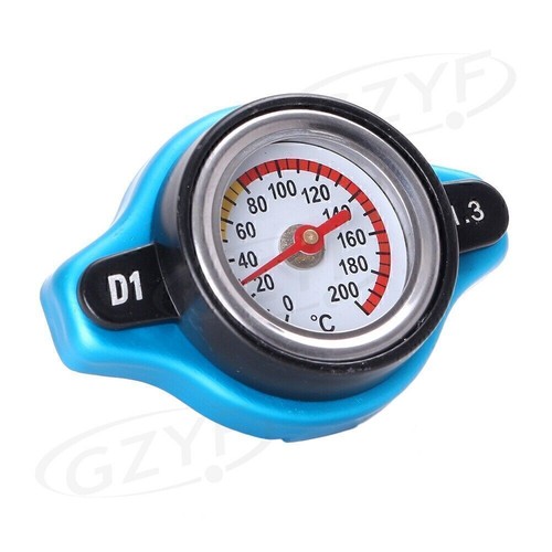 1.3 Bar Radiator Cover Cap w/Thermometer Water Temperature Meter fit Hyundai Kia - Picture 3 of 10