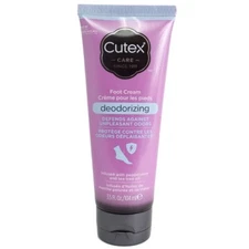 Cutex Deodorizing Foot Cream 3.5 fl oz - Peppermint & Tea Tree Oil