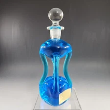 1950s Kluk Kluk PERFUME Bottle Joseph Bang Holmegaard De Beaufort Sweden VTG