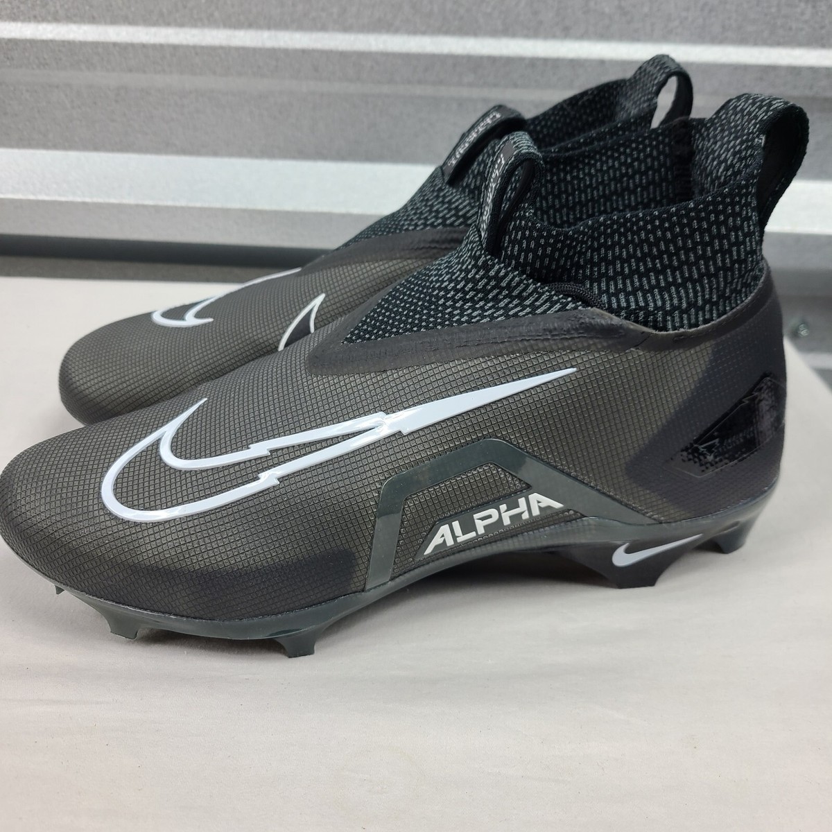 Nike Alpha Menace Elite 3 Black White Football Cleats Mens Size 13 WIDE Amazon.com | Nike Alpha Menace Elite 3 CT6648-010 Black-Iron  main image 3