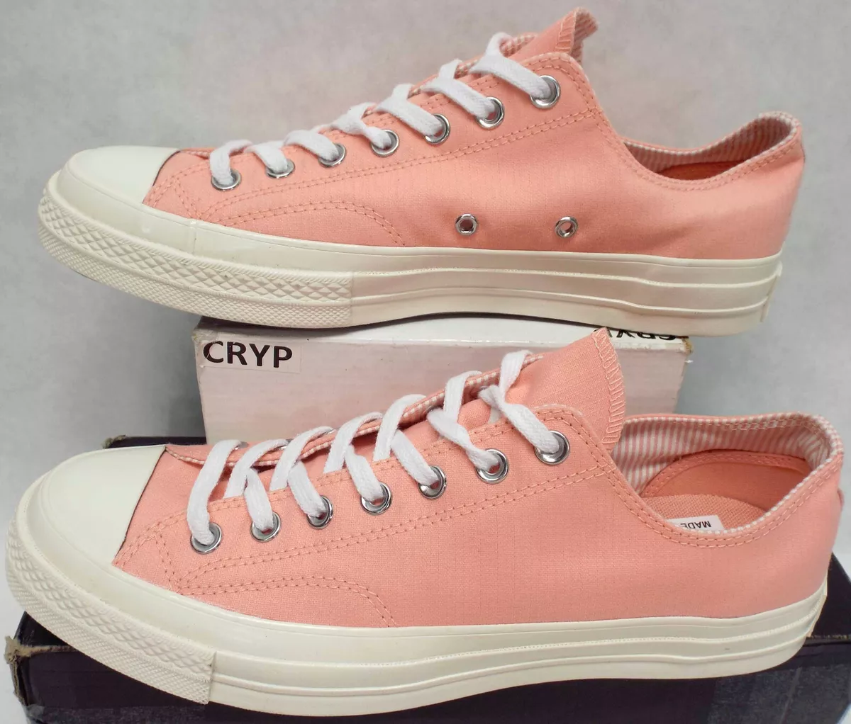 Pale coral converse sale