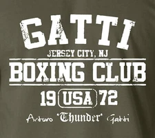 GATTI BOXING CLUB T-Shirt Arturo Italian Boxer Champ MMA Combat Gym S-6XL Tee