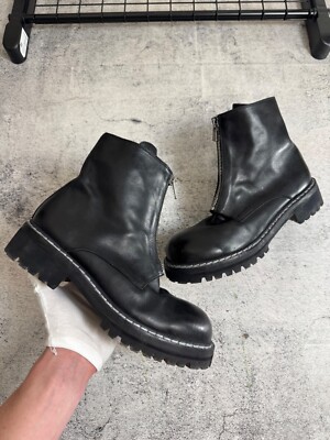 Guidi Men's Avant-Garde Boots Size 45 Vibram Sole Heavy Leather