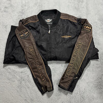 Harley-Davidson 110周年記念ジャケット　エンブレム　ナイロン Harley Davidson 5XL 110th Anniversary Nylon Bomber Riding Jacket