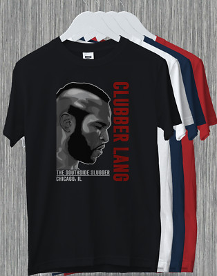 Clubber The Southside Slugger Lang Chicago IL Retro Boxing Movie Rocky T-Shirt
