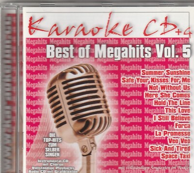 CD  - Karaoke - Best of Megahits Vol.5 - Musik Playback - TOP