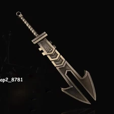 Metal Spear Lance Halberd Sword Weapon 12'' Action Figure Body Custom 1/6