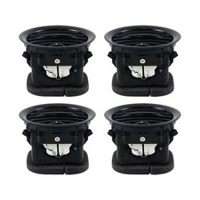 4 Stücke Lüftungsdüse Lüftungsgitter für Opel Adam Corsa D Piano Schwarz 1814700