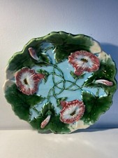 19th Century  Barbotine Majolica Plate 26cm/10.25"