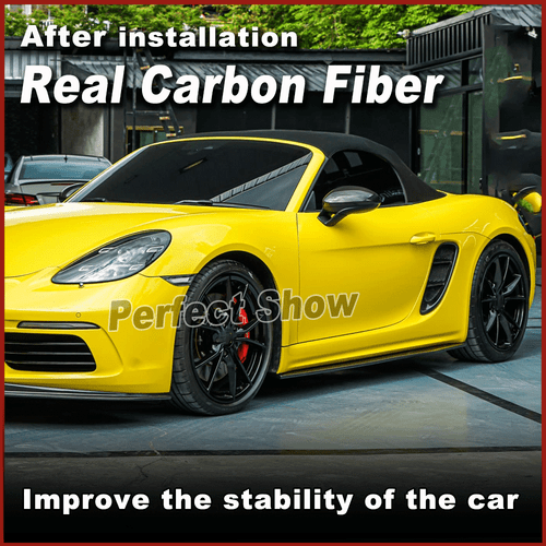 Para Porsche 718 Boxster Cayman carbono tomas de aire laterales tomas de aire Turning - Imagen 2 de 11