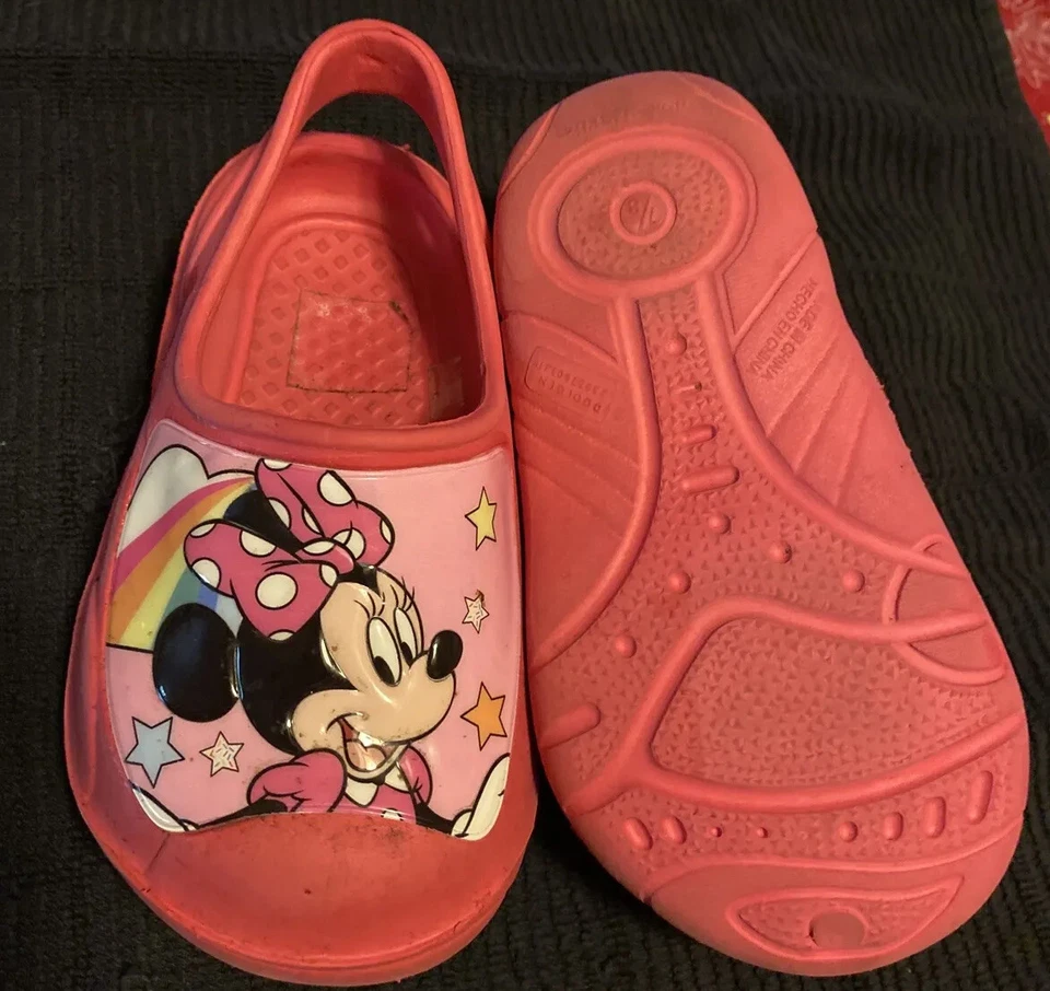 MINI ZUECOS MOUSE Rosa Niños Talla 7/8 Excelente Estado Usado Foto 2 de 4