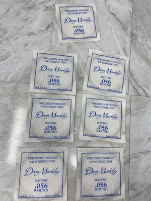 RARE DEAN MARKLEY ELECTRIC GUITAR STRINGS REGULAR GAUGE  (7 Packs)