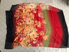 Floral Scarf 18" x 60"