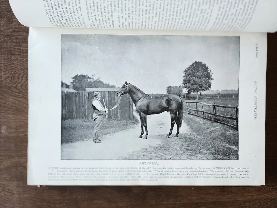 Bound Horse Racing Illustrated Magazine 1895 Vol. 1 July-November, Complete VG Foto 3 de 4