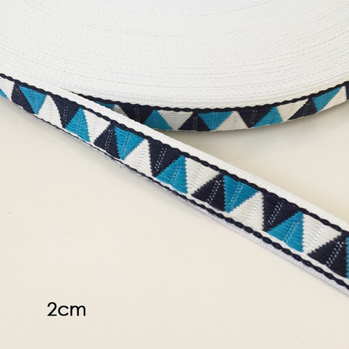 Jacquard Trim Braid or Embroidered Ribbon Craft Sewing Retro Boho Ethnic Scandi - Picture 159 of 276