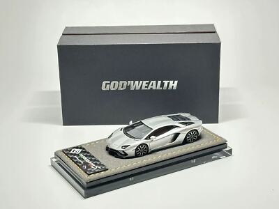 God'Wealth GW 1:64 Silver Lamborghini Aventador S LP740-4