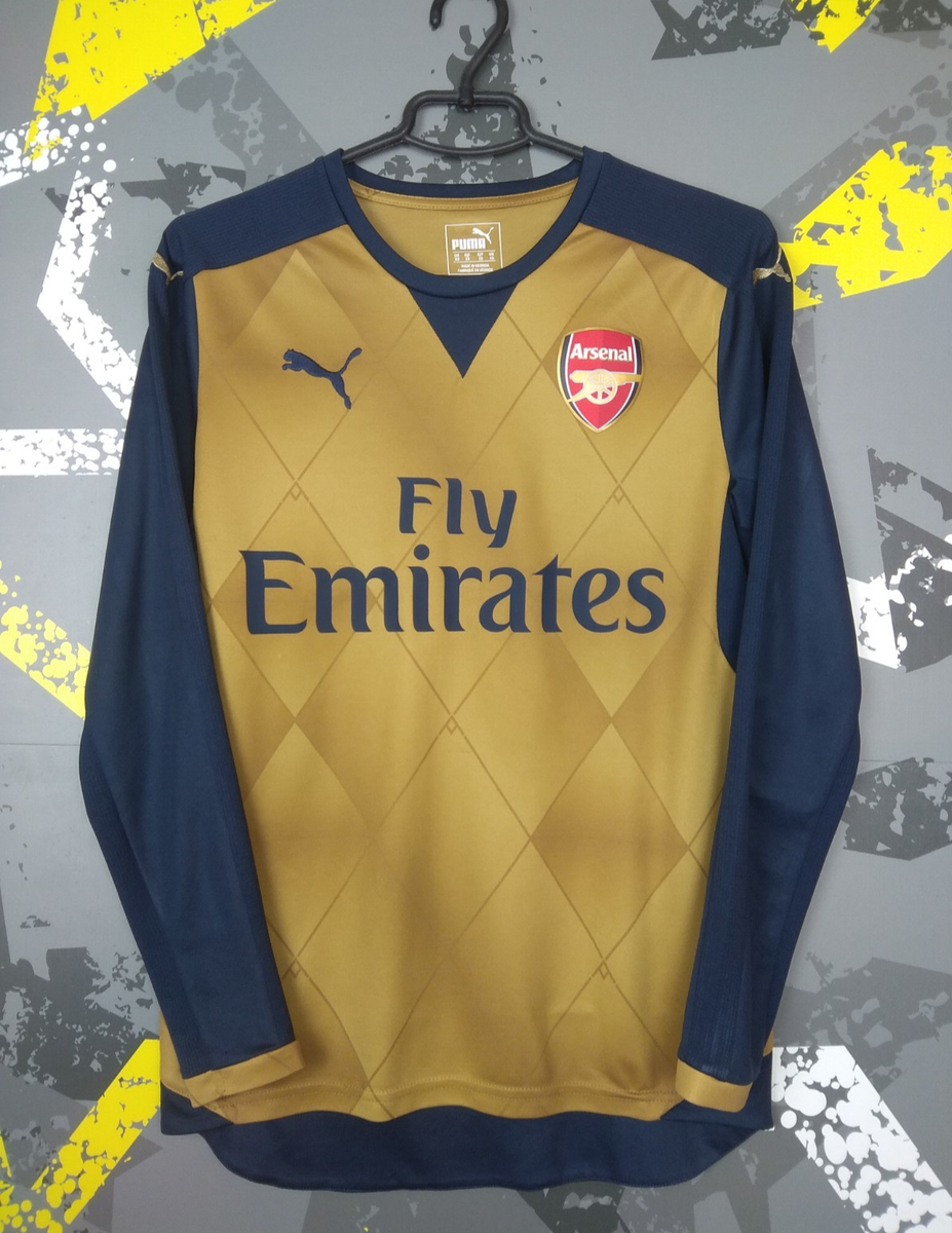 Arsenal Away football shirt 2015-2016 Jersey Long Sleeve Puma Mens