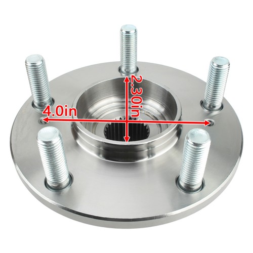 Front Wheel Hub Bearing Kits Fits 2017 2018 Honda Civic EX LX Sedan Coupe 4-Door - Picture 6 of 12
