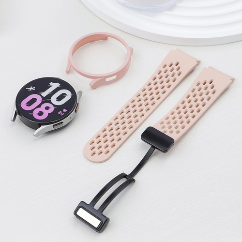 Silikon Armband mit Schutzhülle Für Samsung Galaxy Watch 6/6 Classic 43/47/44mm - Bild 5 von 38