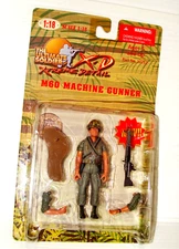 1:18 Ultimate Soldier Vietnam War U.S Army 101st Div M60 Machine Gunner Figure