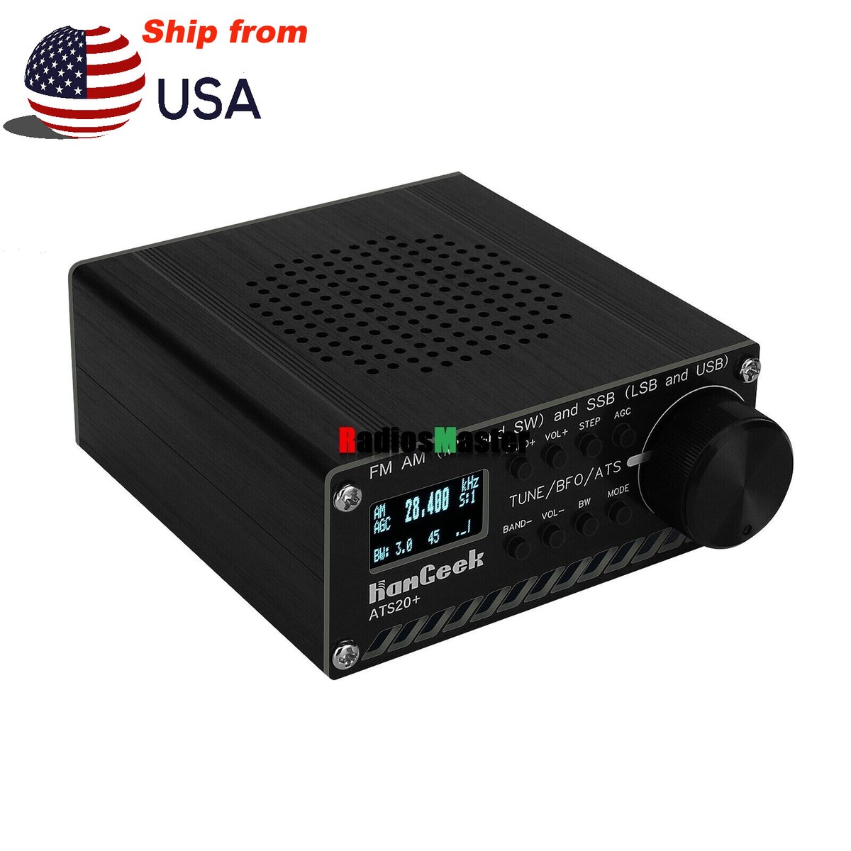 Escáner Receptor De Radio De Banda Completa Fm Am Lw Sw Port | Envío gratis