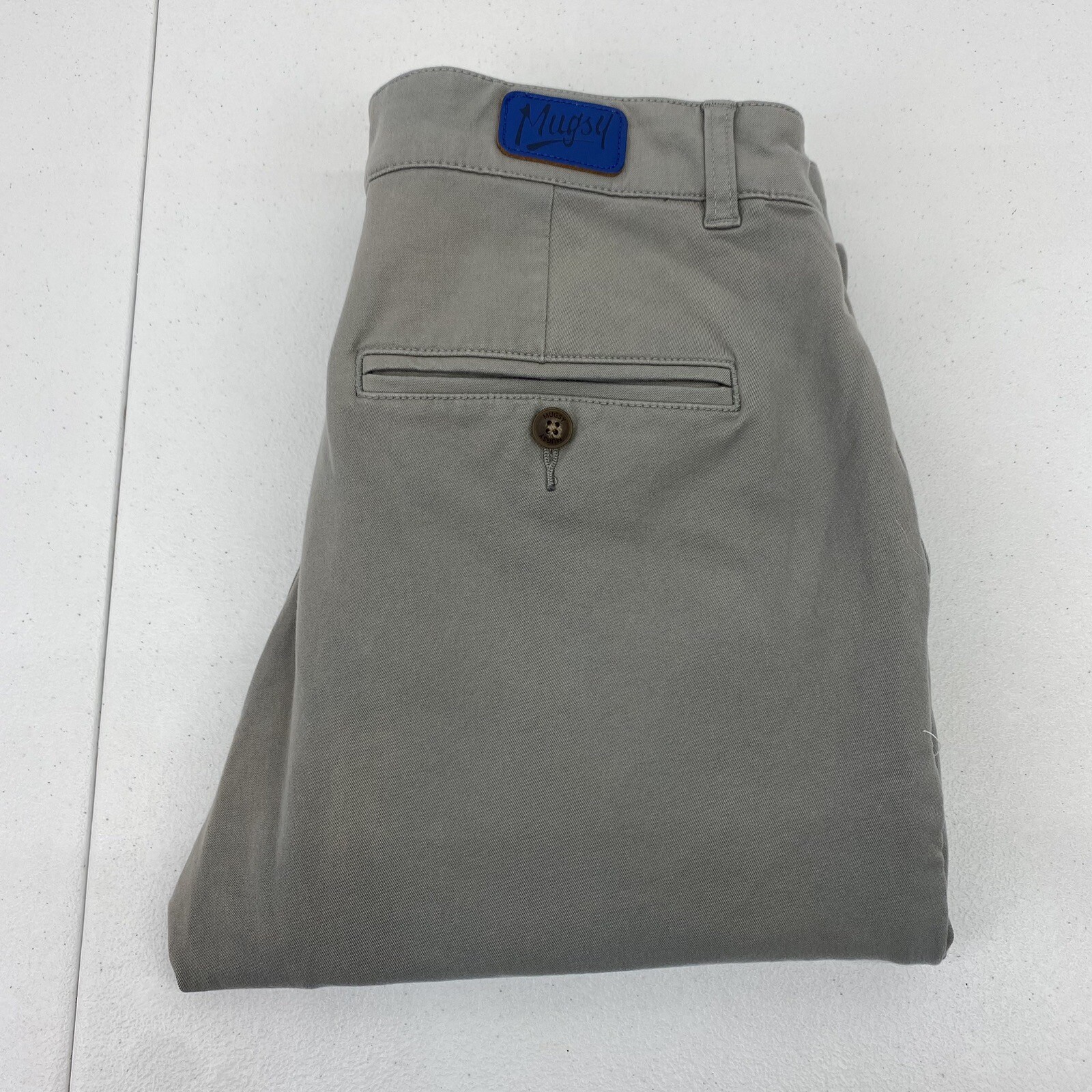 Mugsy Damens Pants Mens 32 x 32 Stretch Chino Performance Rayon Blend