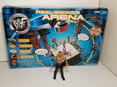 2001 Jakks WWE WWF Real Sounds Arena, Complete, Box, Working