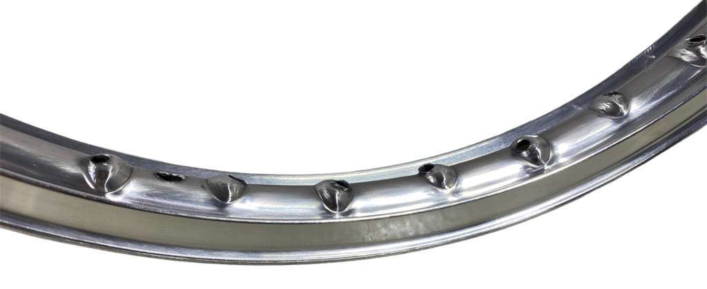 Jante En Aluminium Moto D'Époque Classique Bord H WM5 3,00 X 18 Trou 36 Neuf