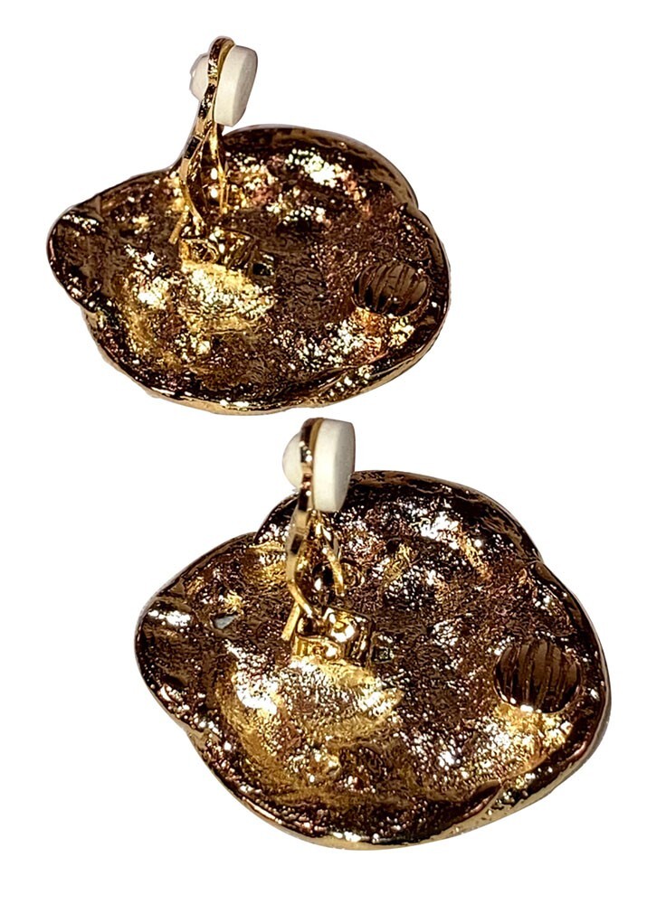 Givenchy Interlocking Rope Goldtone Earrings - image 4