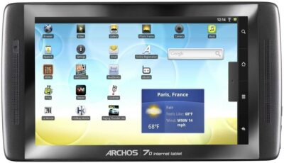 Archos 70 Internet Tablet 250GB Wi-Fi 7'' Audio Video MP3 WMA WAV AAC FLAC Player