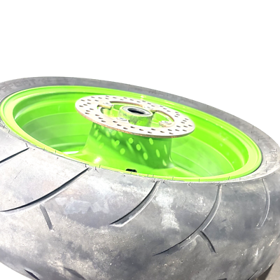 クリーン　タイヤ＆ホイール③ 1998 to 2002 Kawasaki Ninja ZX-6R, Rear Wheel, P/N 41073-1659-CJ