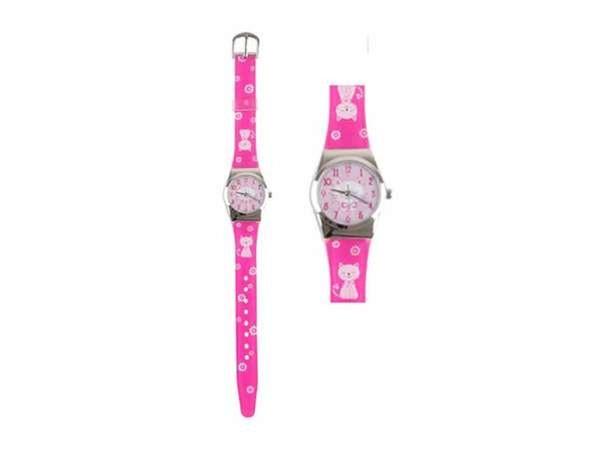 Bb Klostermann Kinderuhr Katze | MäDchen Armbanduhr | Kinder Uhr Analog-image