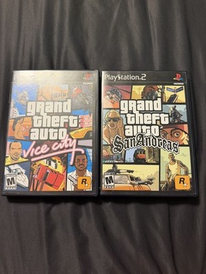 Grand Theft Auto Vice City & San Andreas PS2 PlayStation 2 Tested