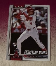 2026 Topps Series 1 - #147 - Christian Moore - Angels (RC)