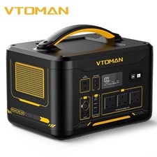 VTOMAN Jump 1500X Portable Power Station 1500W/828Wh LiFePO4 Generator For Home