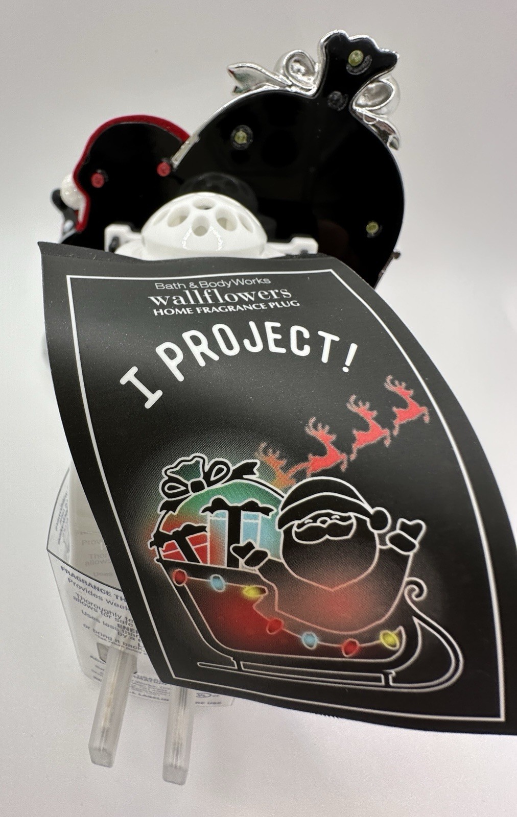 Bath & Body Works Santa Claus Sleigh Projector Christmas Wallflower Plug-In Unit