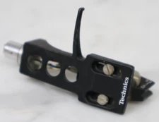 Clean Used Technics SL-1200 Black Aluminum Headshell & Stanton D71EE Cartridge